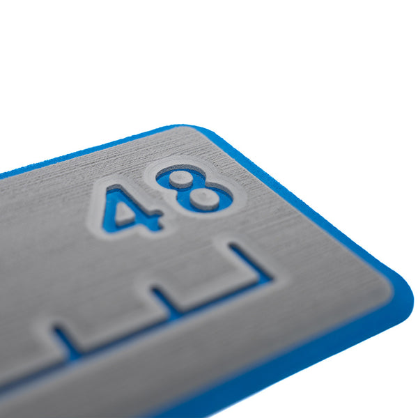 SeaDek 48 Routed Ruler - 6mm - Brushed Texture - Storm Grey/Bimini Blue [53584-18363] - Image 1