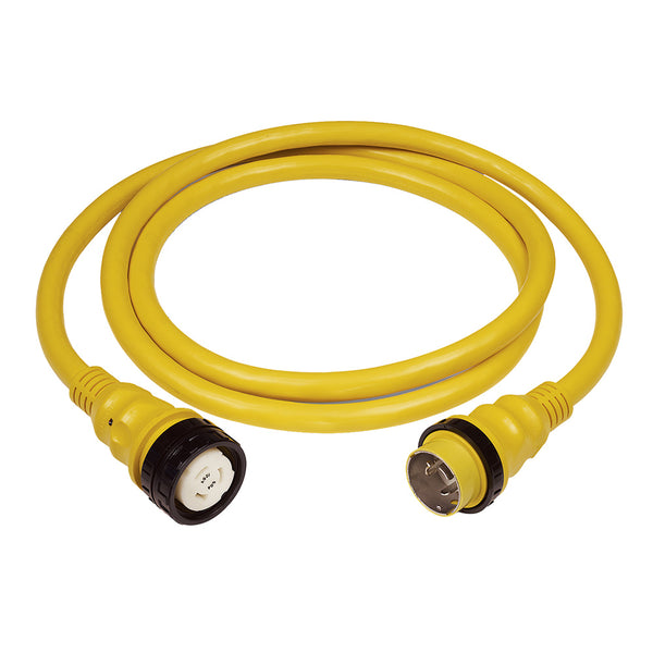 Marinco 50 AMP 125V Shore Power Cable - 75' - Yellow [6153SPP-75] - Image 1