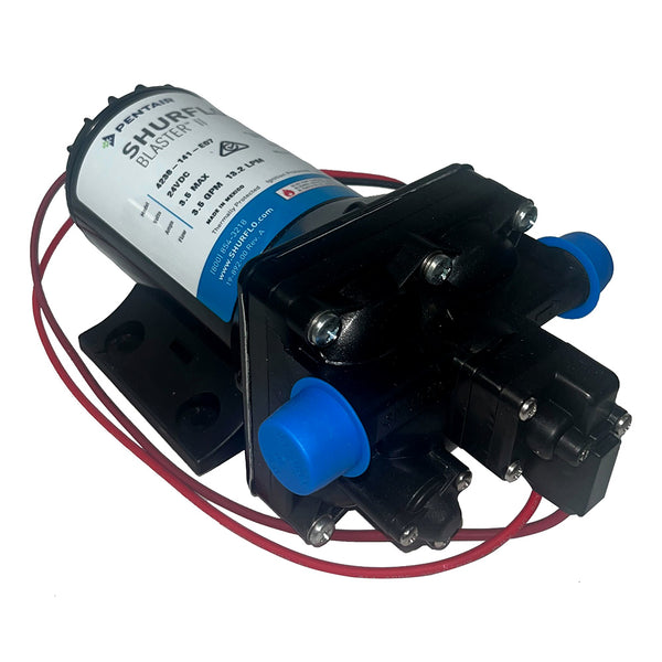 Shurflo by Pentair Blaster II Washdown Pump - 24 VDC - 3.5 GPM - 45 PSI [4238-141-E07] - Image 1
