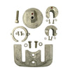 Performance Metals Mercruiser Bravo 1 Complete Anode Kit - Aluminum [10060A]