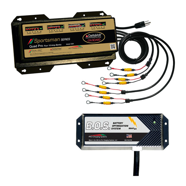 Dual Pro SS4 4 Bank Battery Charger w/3 Bank B.O.S. [SS4/BOS12V3] - Image 1