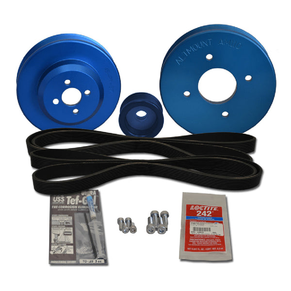 Balmar Yanmar Pulley Kit f/4JH, 4JHE, -TE, -HTE, -DTE [48-YSP-4JH-F] - Image 1