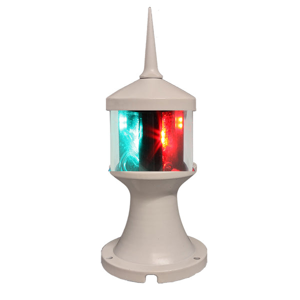Lunasea Tri-Color/Anchor Zero Emission Light Fixture - 12V - White [LLB-73BK-01-WB] - Image 1
