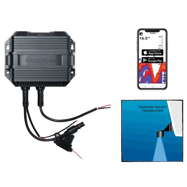 HawkEye FishPod 10BX Boat Mount Bluetooth Fishfinder [FP10BX] - Image 2