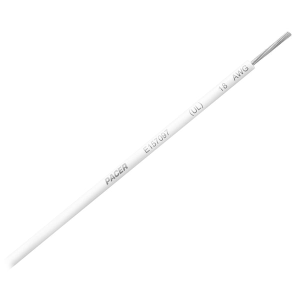 Pacer White 18 AWG UL Marine Wire - 35' [WUL18WH-35] - Image 1