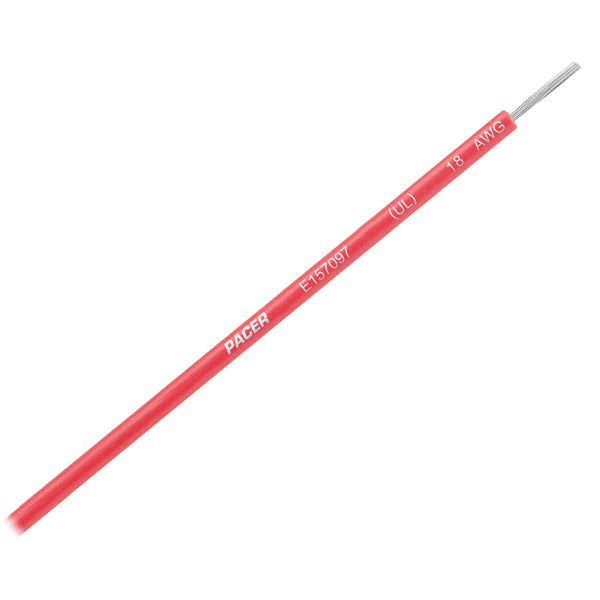Pacer Red 18 AWG UL Marine Wire - 35' [WUL18RD-35] - Image 1