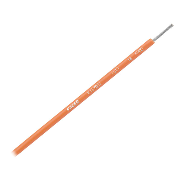 Pacer Orange 18 AWG UL Marine Wire - 35' [WUL18OR-35] - Image 1