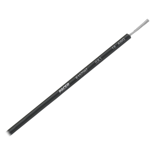 Pacer Black 18 AWG UL Marine Wire - 35' [WUL18BK-35] - Image 1