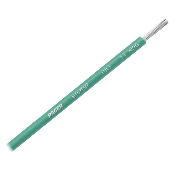 Pacer Green 14 AWG Primary Wire - 25' [WUL14GN-25] - Image 1
