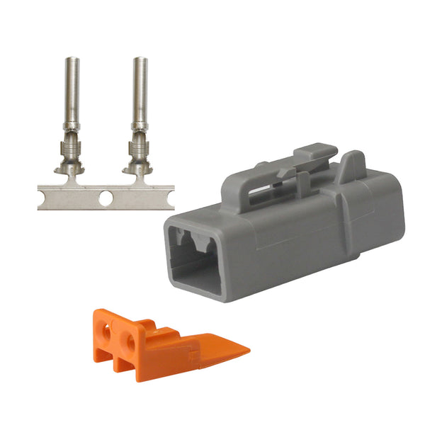 Pacer DTP Deutsch Plug Repair Kit - 14-12 AWG (2 Position) [TDTP06F-2RS] - Image 1