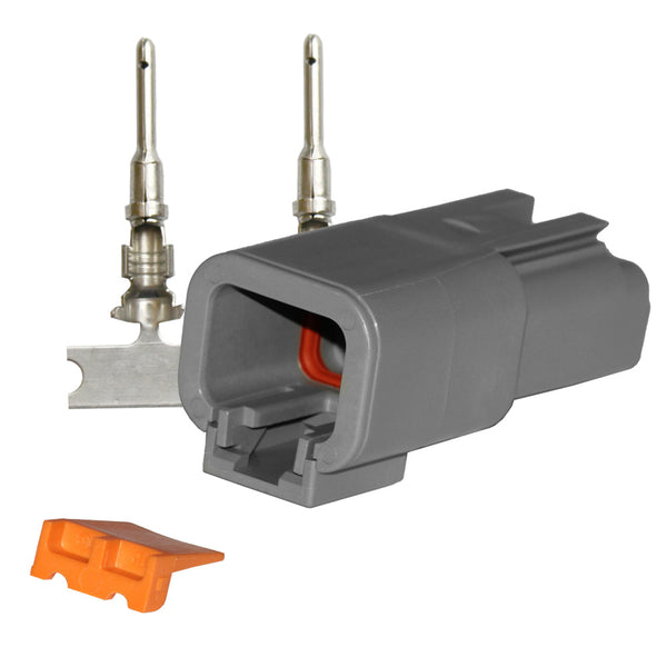 Pacer DTP Deutsch Receptacle Repair Kit - 14-12 AWG (2 Position) [TDTP04F-2RP] - Image 1