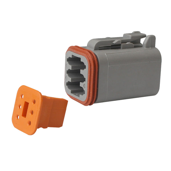Pacer Deutsch DT Plug  Wedge Lock Kit - 6 Position - 5 Pack [TDT06-6S-5] - Image 1