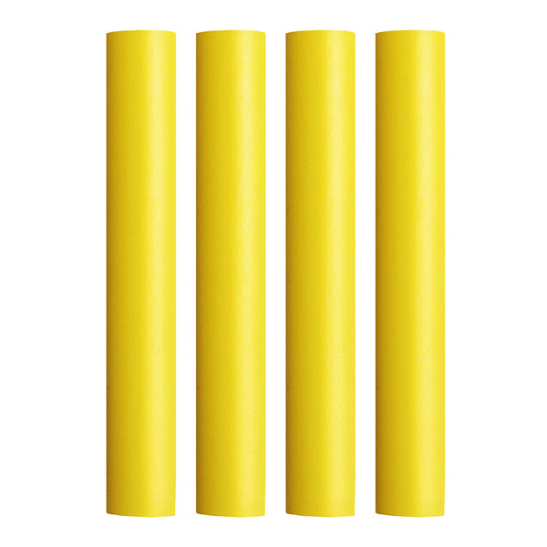 Pacer Battery Cable Heat Shrink Tubing  34 x 12  Yellow 4Pieces BEHS3412YL4