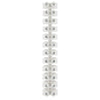 Pacer 40A Euro Style Terminal Block - 12 Positions - 5 Pack [E400-12-5]