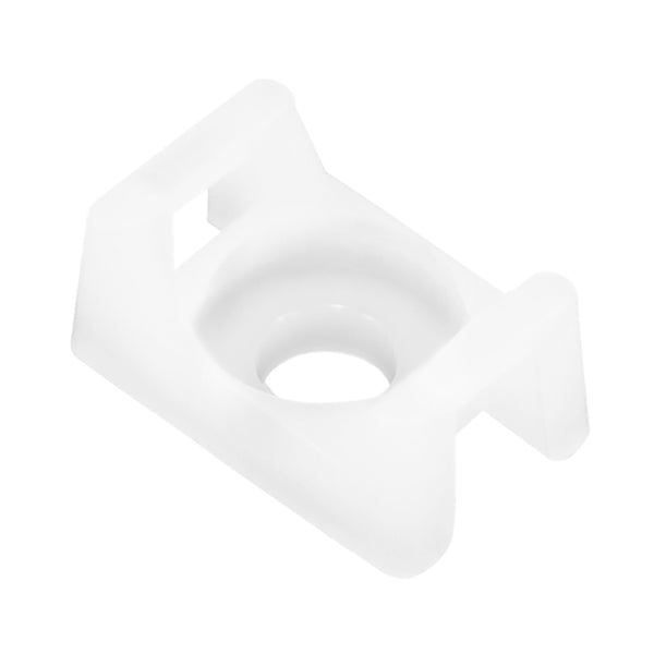 Pacer Screw Down Cable Tie Mount - #8 Screw Mount Method - Natural Color - 100 Pack [CTM2S8-100] - Image 1