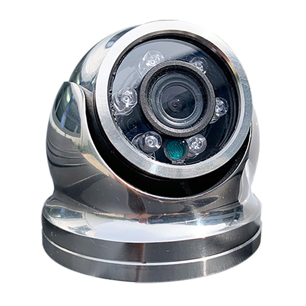 Iris Hi-Resolution Analog Mini Dome Camera - 316 Stainless Steel - CVBS - TVI - 3.6 [IRIS-S060-36] - Image 1