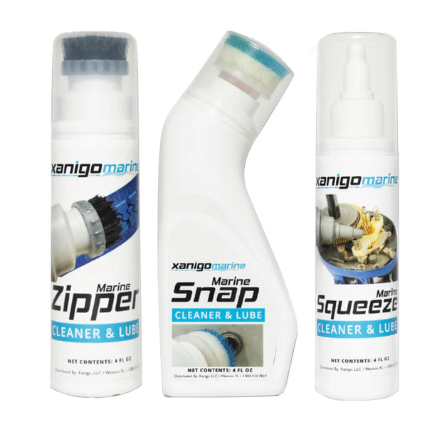 Xanigo Marine 3-Piece Marine Zipper  Snap Lube Set [XMZSLS3PC] - Image 1
