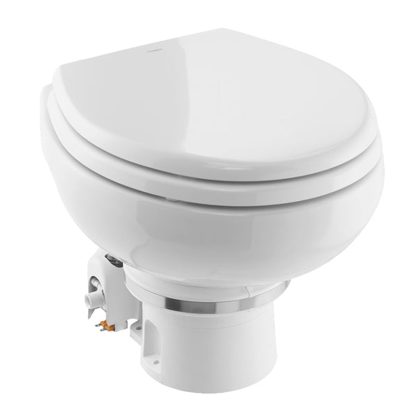 Dometic MasterFlush MF 7120 - White - Electric Macerating Toilet w/Orbit Base  Slow Close Seat - Freshwater - 12V [9610007270] - Image 1