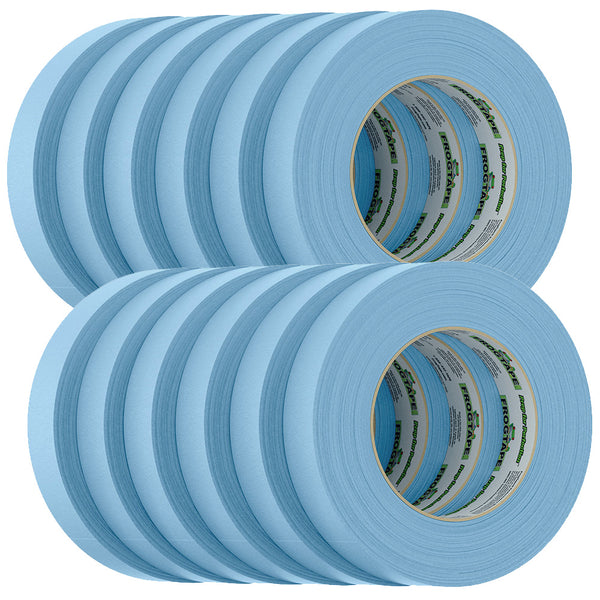 FrogTape CP 250 Medium-High Adhesion Masking Tape - 24MM x 55M x 12-Pack - Light Blue - Rated f/250F [105327] - Image 1