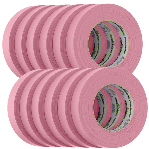 FrogTape CP 325 Medium-High Adhesion Masking Tape - 24MM x 55M x 12-Pack - Pink - Rated f/325F [105333] - Image 1