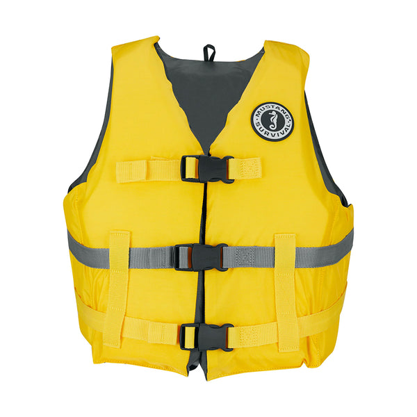 Mustang Livery Foam Vest - XS/S - Yellow [MV7010-25-XS/S] - Image 1