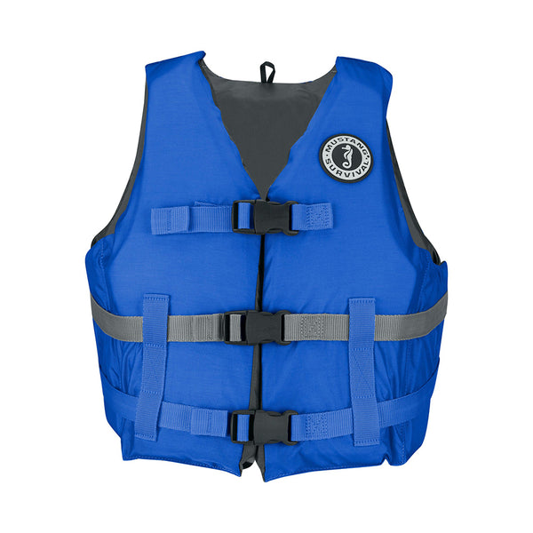 Mustang Livery Foam Vest - M/L - Blue [MV7010-131-M/L] - Image 1