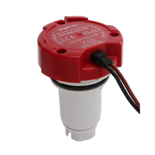Rule 500 GPH Livewell Pump Replacement Motor Cartridge [65DR] - Image 1
