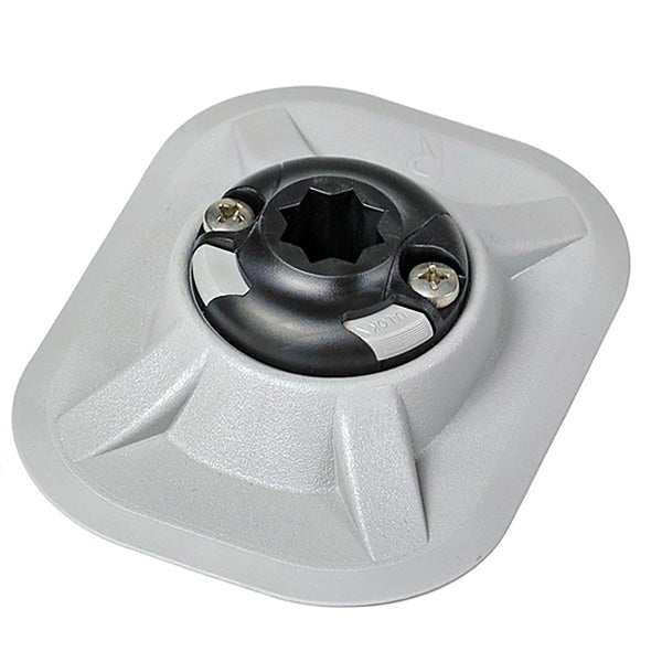 RAILBLAZA RibPort Base w/3M Backing - Grey [03-4064-51] - Image 1