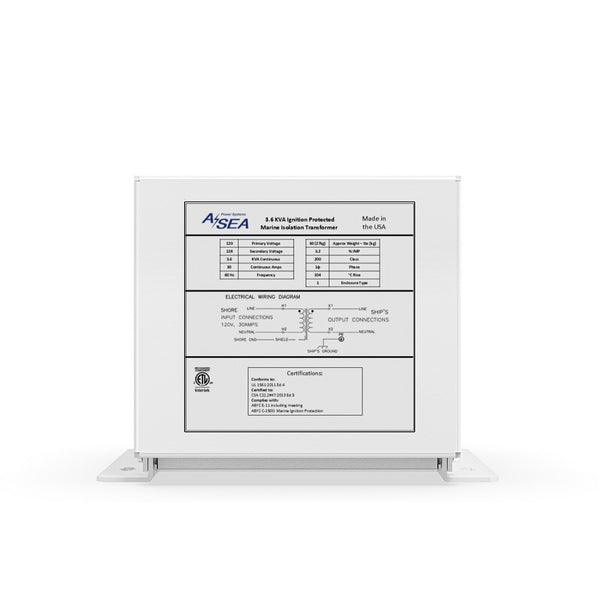 ASEA Power Systems 3.6 kVA Isolation Transformer [634003] - Image 4