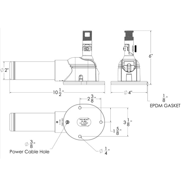 TACO Grand Slam 860 Electric VHF Antenna Mount [GS-860] - Image 4