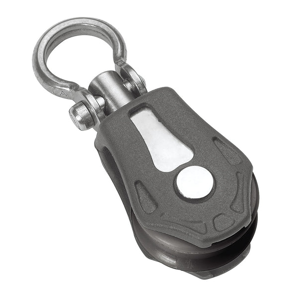 Barton Marine Size 0 20mm Plain Bearing Pulley Block Single Swivel [N00130] - Image 1