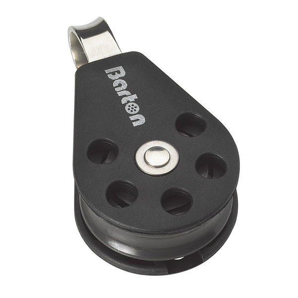 Barton Marine Size 3 45mm Plain Bearing Pulley Block Single With Fixed Eye [N03110] - Image 1