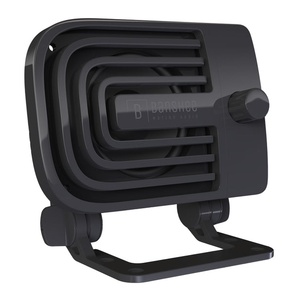 Banshee Marine Active External VHF Speaker - Black [BAR-VA-1B] - Image 1