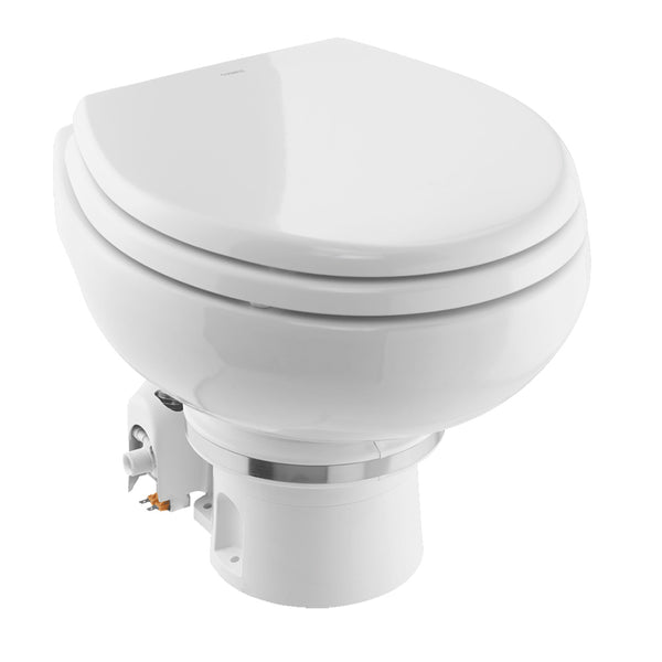 Dometic MasterFlush 7120 White Electric Macerating Toilet w/Orbit Base - Freshwater - 24V [9610007271] - Image 1