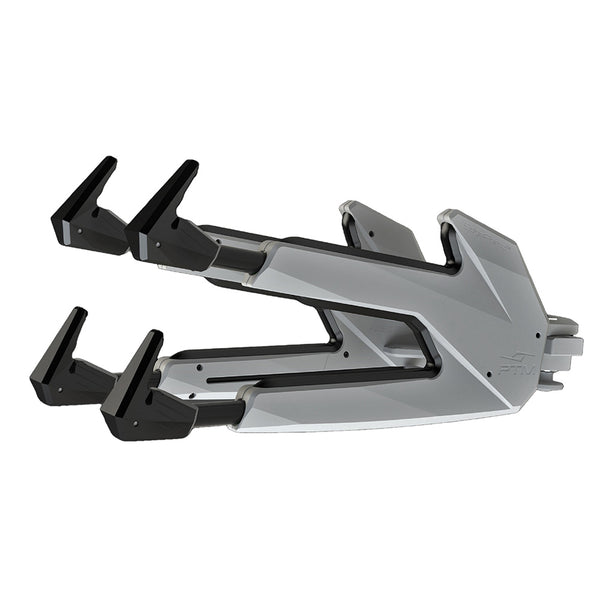 PTM Watersports Edgeforce Board Rack Pair - Electrobrite Silver [P13672-9010TEBCL] - Image 1
