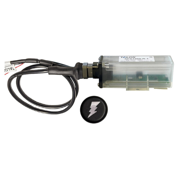 TALOS Remote Housing Lightning Detection System w/3' Cable - Black Round Indicator w/Translucent Housing [SFD1000R-T1-BO-BL-3FT] - Image 1