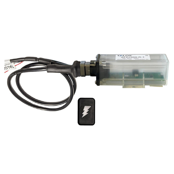 TALOS Remote Housing Lightning Detection System w/10' Cable - Black Rectangular Indicator w/Translucent Housing [SFD1000R-T1-BR-BL-10FT] - Image 1