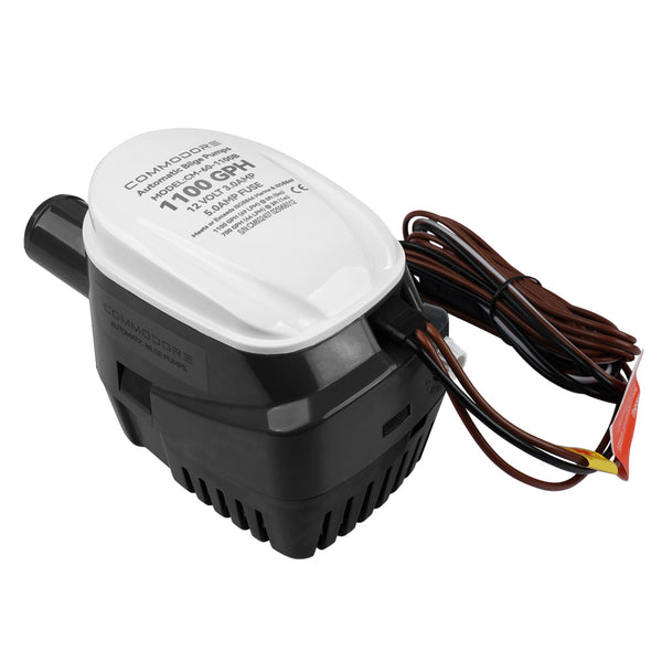 Commodore 1100 GPH 60 Series Automatic Bilge Pump - 12V [CM-60-1100B] - Image 2