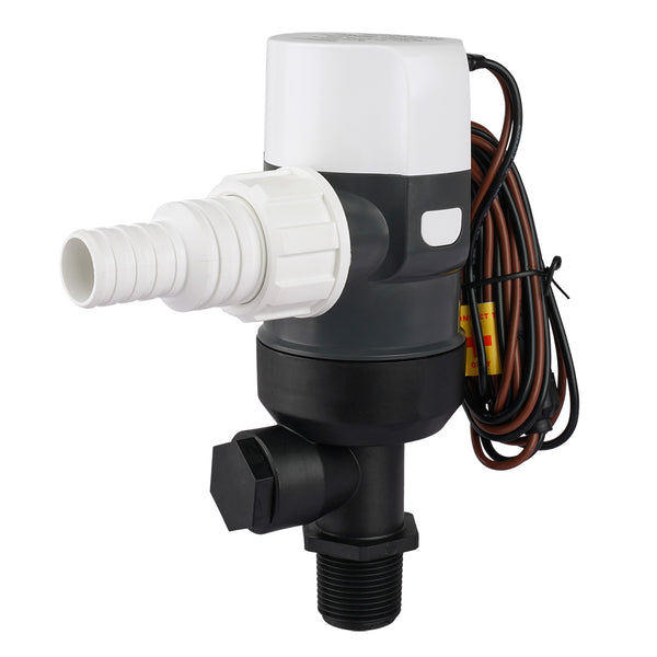 Commodore 1100 GPH Vertical Livewell Pump - Short - 12V [CM-D31-1100L] - Image 1