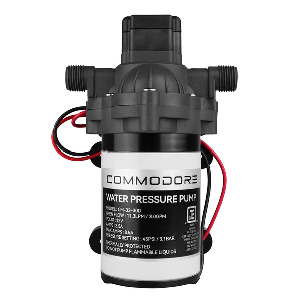 Commodore 3.0 GPM Water Pump - 12V [CM-33-30D] - Image 2