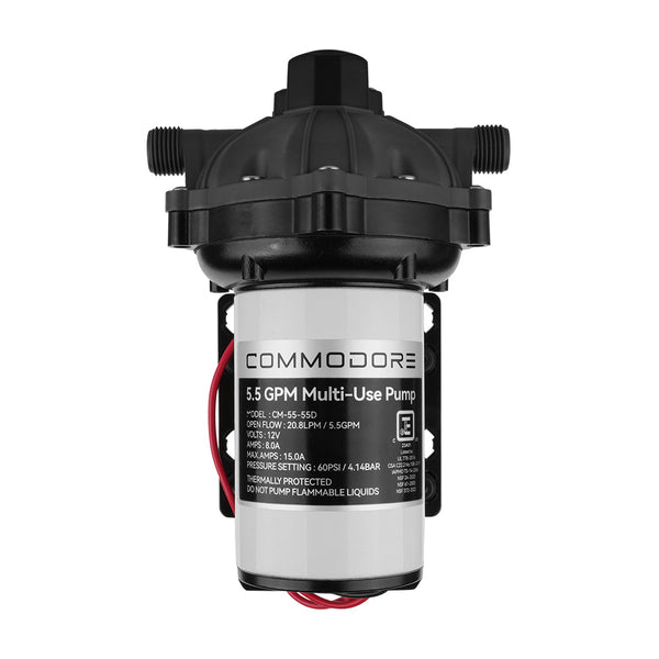 Commodore 5.5 GPM Water Pump - 12V [CM-55-55D] - Image 2