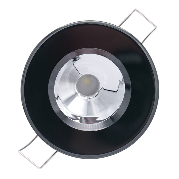 Lumitec Illusion Flush Mount LED Down Light - Spectrum RGBW - Cool White - Black Housing - Chrome Reflector [117167] - Image 2