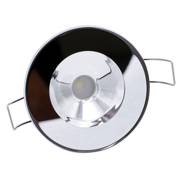 Lumitec Illusion Flush Mount LED Down Light - Spectrum RGBW - Warm White - Mirrored Housing [117145] - Image 2