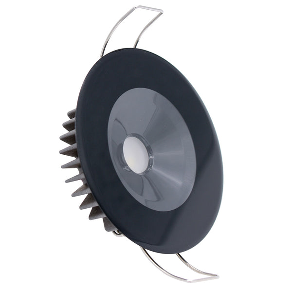 Lumitec Illusion Flush Mount LED Down Light - White - Non-Dimming - Black Housing [117153] - Image 1