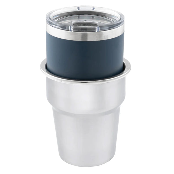 Whitecap Extra Large Stainless Steel Flush Cupholder [S-3507C] - Image 2