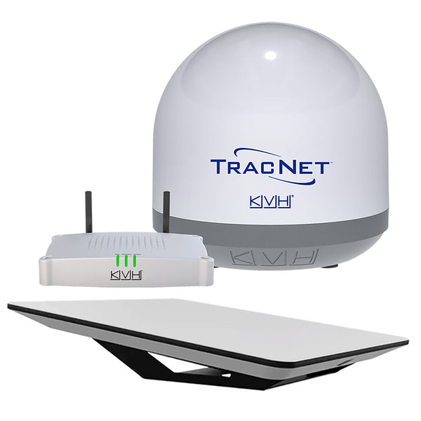 KVH HP Starlink Flat Panel Terminal Kit w/TracNet Coastal Pro 5G/WiFi Compact Terminal w/TracNet Hub [72-1048/01-0465] - Image 1
