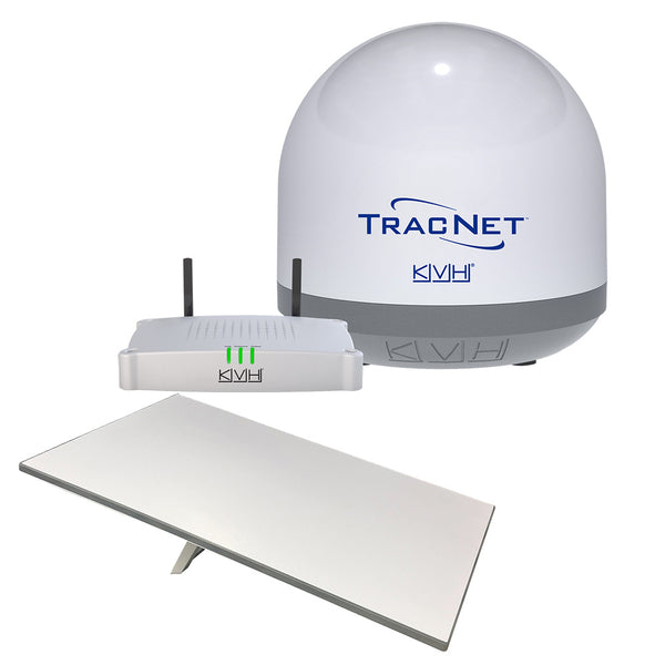 KVH Starlink Premium Standard RV Flat Panel Terminal w/TracNet Coastal Pro 5G/WiFi Compact Terminal w/TracNet Hub [72-1081/01-0465] - Image 1