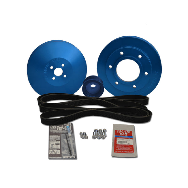 Balmar Pulley Kit f/Yanmar 6LY, 6LYA-STP, 6LY2-STP [48-YSP-6LY-A] - Image 1