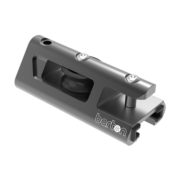 Barton 32mm End Stop  Becket Genoa Car Track - Black [32221GTB] - Image 1