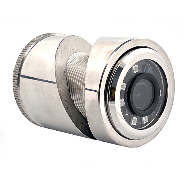 Iris 3MP Compact 316L Stainless Steel Thru-Hull/Panel IP Camera - 2.8mm Lens [IRIS435-28] - Image 1